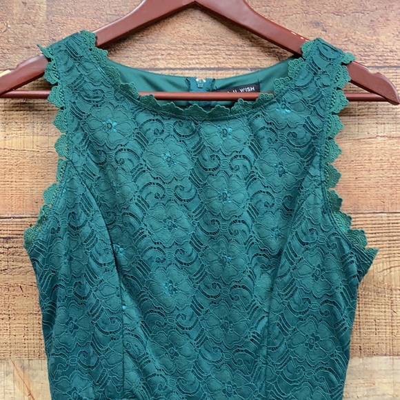 As U Wish Green Lace Mini Drew - Picture 2 of 9